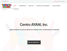 Tablet Screenshot of centroayani.org